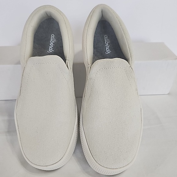 Allbirds W5 Lounger Lift Stony Cream‎ Platform Slip On Sneakers - Picture 4 of 7